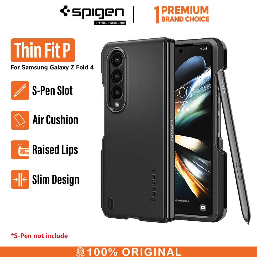 Jual SPIGEN Case Samsung Galaxy Z Fold 4 Spigen Thin Fit P S-Pen Cover ...