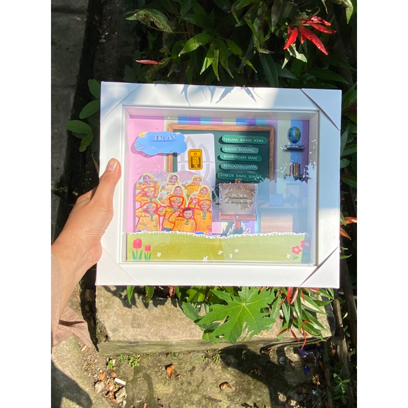Jual Bingkai 3D/Kado Untuk Guru/Kado Perpisahan/Kenang-kenangan/Pop Up