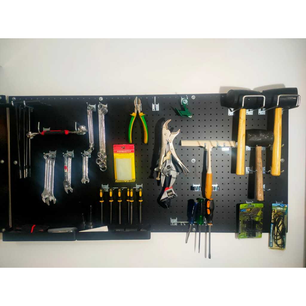 Jual Pegboard Besi Tools+Hook | Tools Board Organizer | Tools Hanging ...