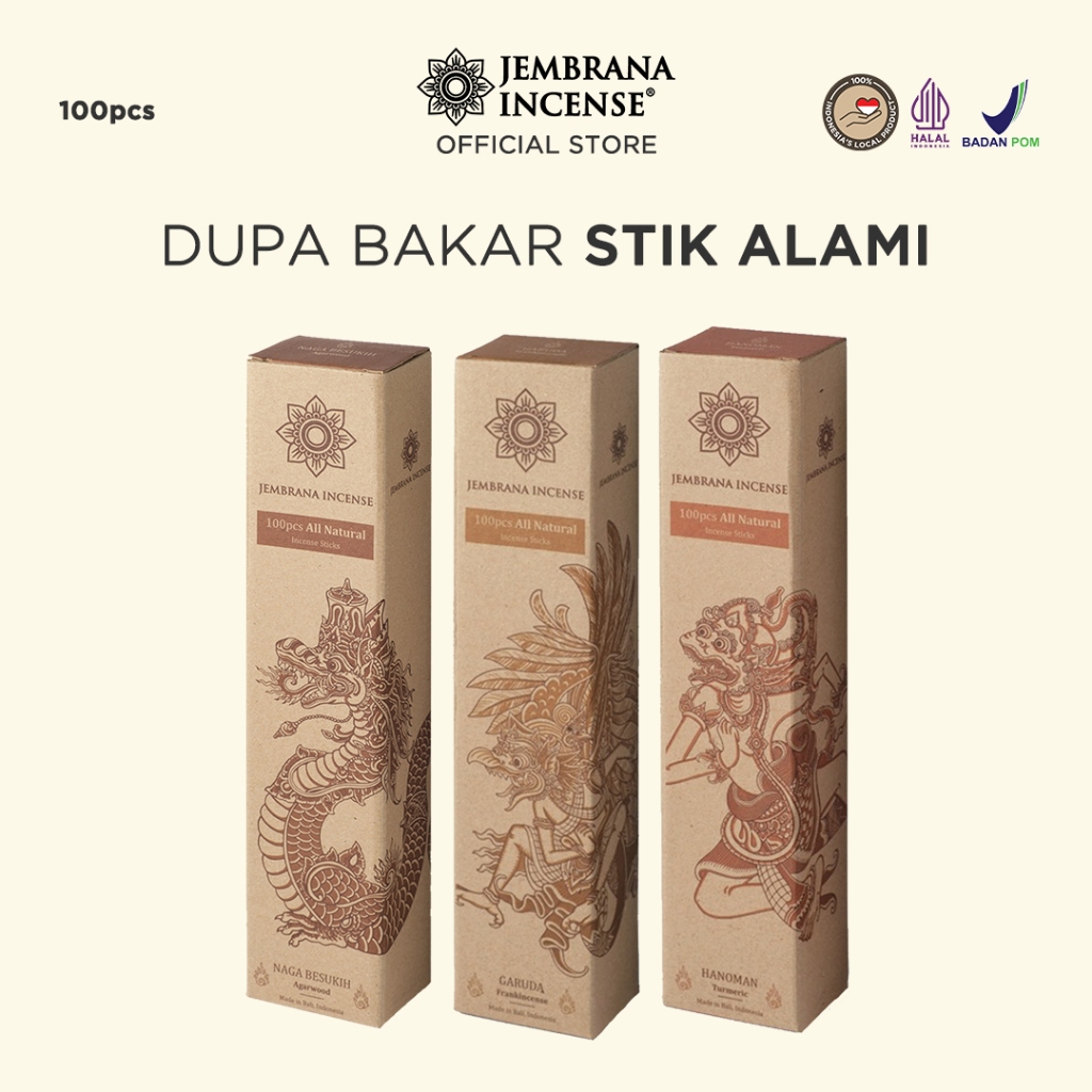 Jembrana Coni Di Incenso 6 Profumi – 60 Coni Totali, Lotus, Sandalo, Gardenia, Maha Triloka, Raja Harum, Dewi Sai – Aromaterapia Bali