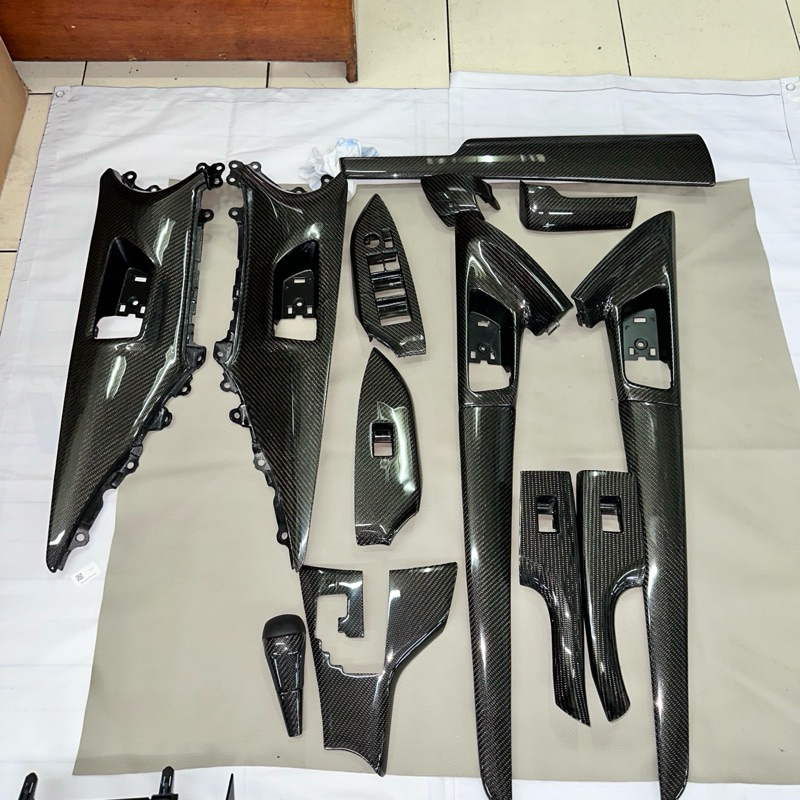Jual Paket panel interior original carbon asli innova reborn | Shopee ...