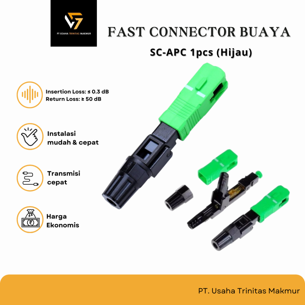 Jual Fast Connector SC APC /Fiber Optik Connector/ FTTH sambungan APC ...