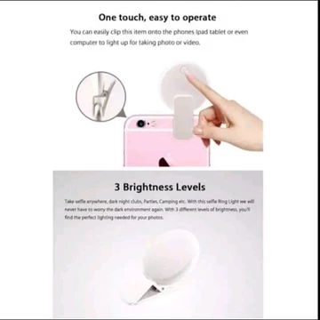 Ring Light Mini Q Selfie Mini Q Jepit A2 Mini Cute