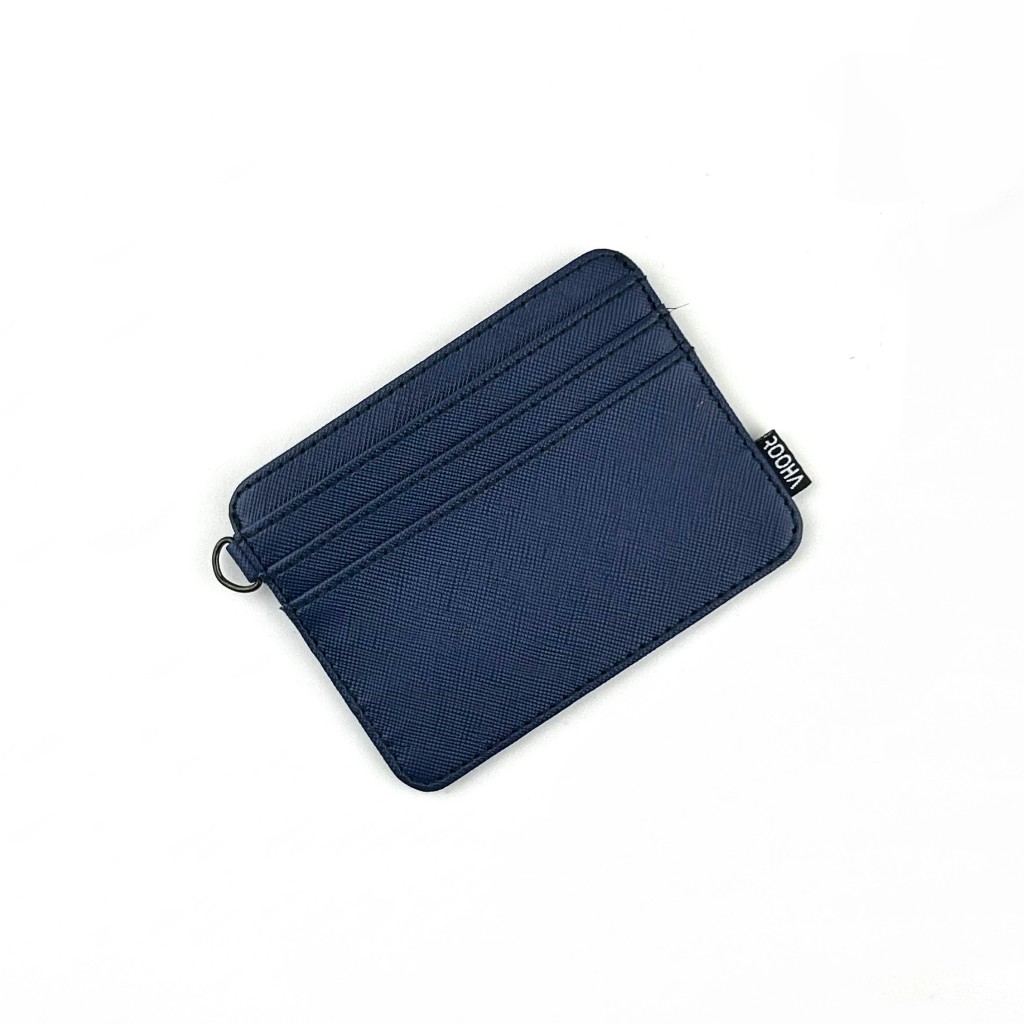Dompet kartu tipis slim simple card wallet faux leather kulit imitasi
