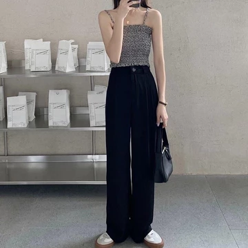 Loose Pants 332 PREMIUM Trousers Wanita Anti Kusut Celana Kulot Highwaist Wanita Bahan Jatuh