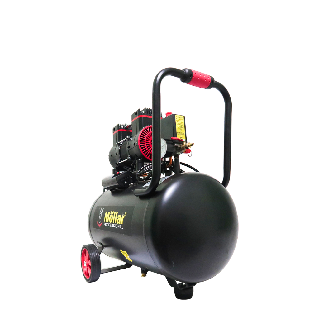 Jual MOLLAR AC1535BP-R Kompresor Angin 1 HP 35 Silent Oilless Black ...