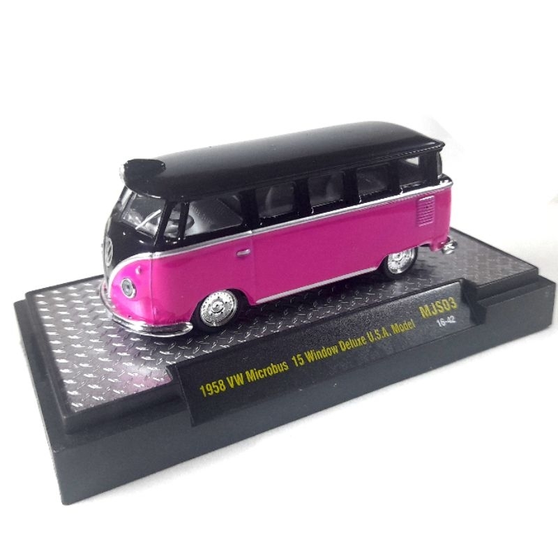 M2 Machines - Volkswagen Microbus 15 Window Pan Am 1958 - Édition Limitée Chase (250 Pcs) - 1/64