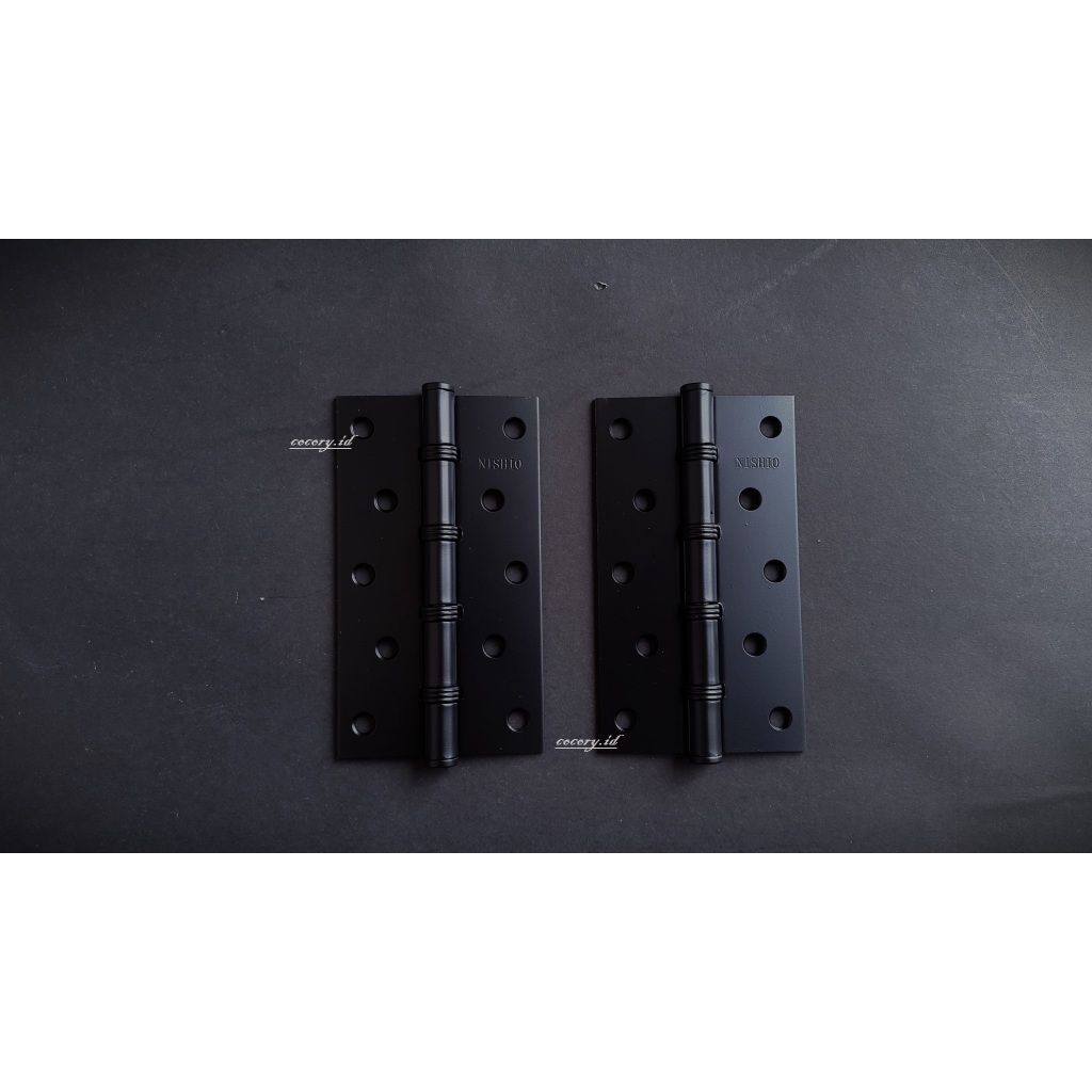 Jual Engsel pintu rumah warna hitam ukuran 5 inch | Shopee Indonesia
