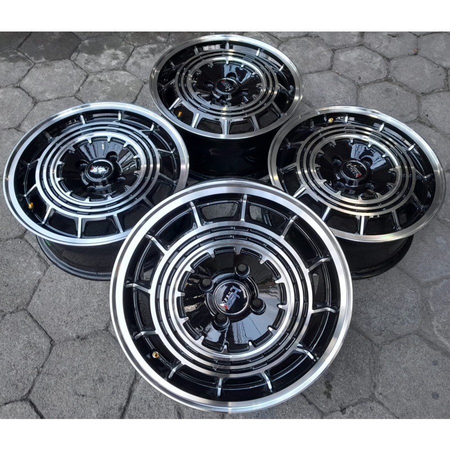 Jual VELG MOBIL SECOND RACING NEW HSR RTR R15 X6,5 ET40 HOLE 4X100 ...