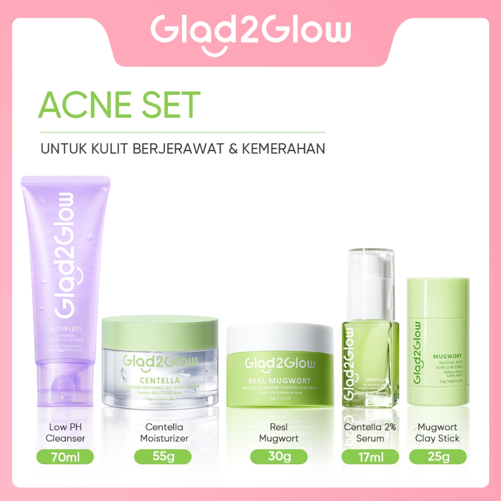 Jual Pre Orderspecial Bundle In Glad Glow Pcs Paket Skincare