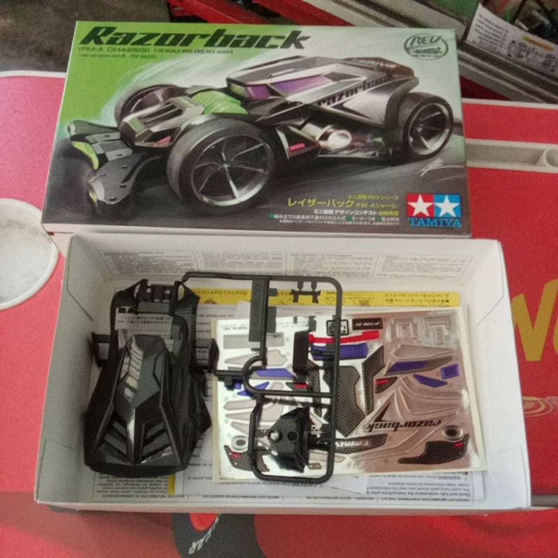 Jual Body decal razorback loose kit tamiya | Shopee Indonesia