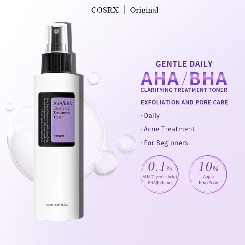 Jual COSRX Exfoliating Toner AHA/BHA Low Ph Gentle Toner 150ML Deeply ...