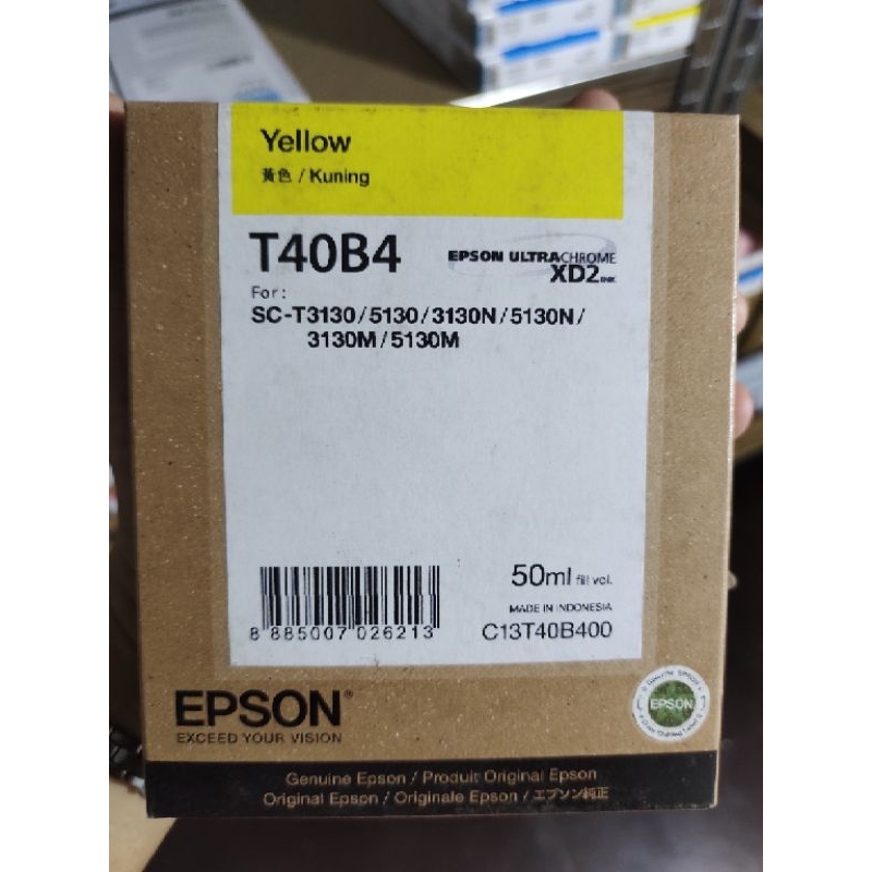 Jual Tinta Epson T40B Original For Epson SureColor T5130 T3130 T3130N ...