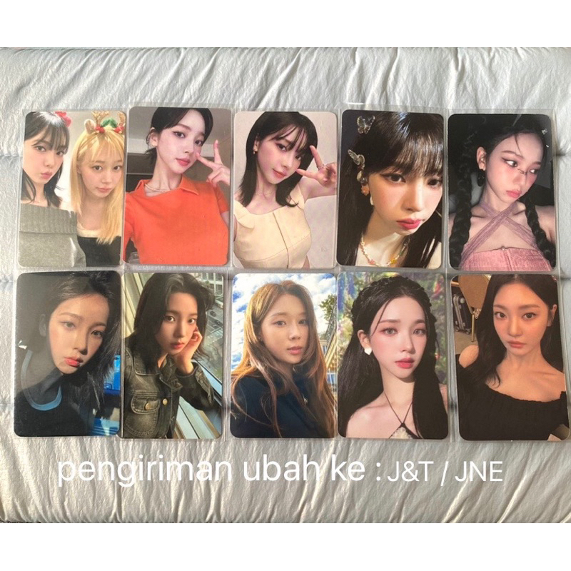 Jual photocard aespa karina winter giselle ningning official