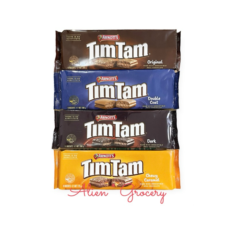 Jual ARNOTTS ARNOTT TIM TAM IMPOR AUSTRALIA Classic Dark Chocolate ...