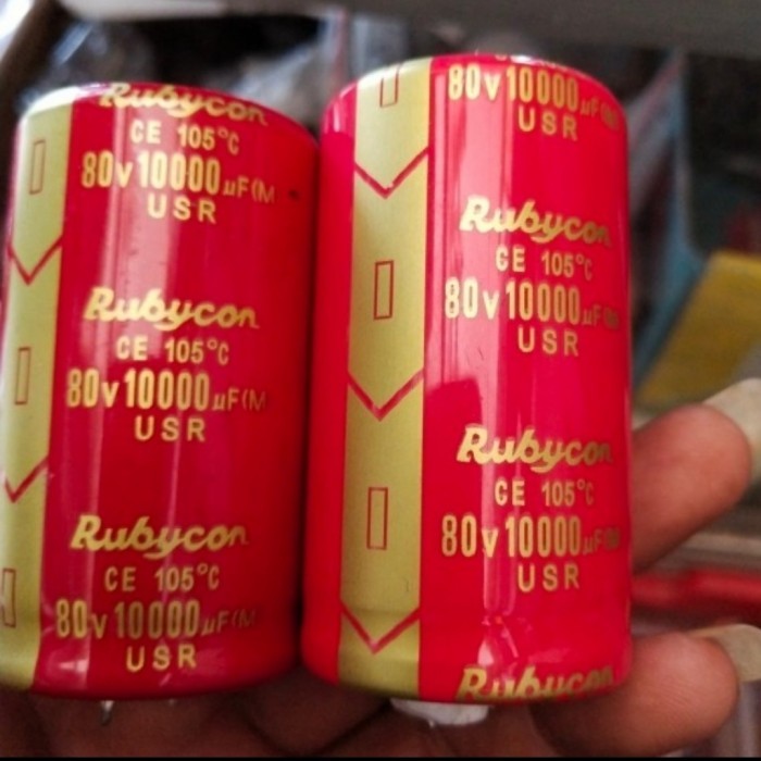 Jual ELCO RUBYCON MERAH 80V 10000UF BY USR | Shopee Indonesia