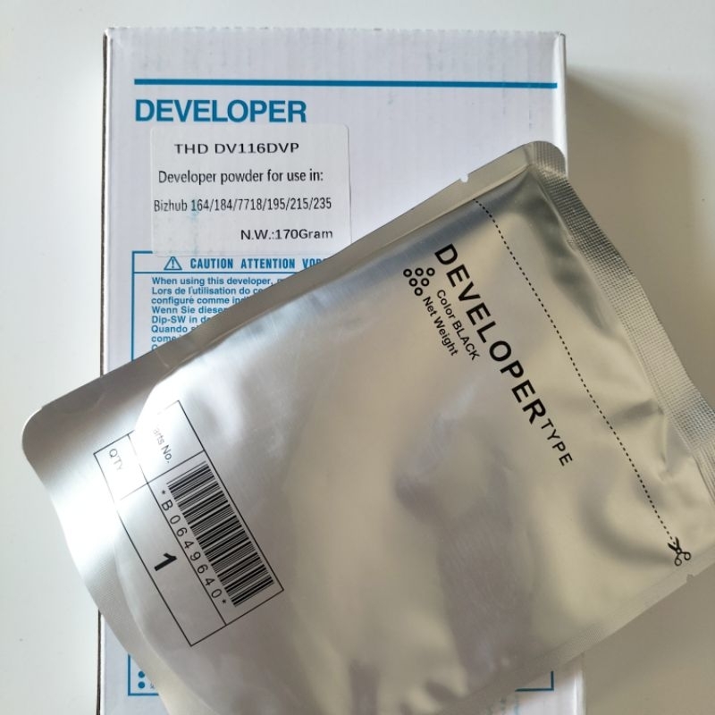 Jual DV116 Developer Konica Minolta Bizhub 164/165/185/215/235 | Shopee ...