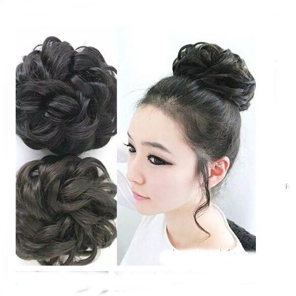 Jual Rambut palsu/wig cepol rambut praktis KONDE RAMBUT | Shopee Indonesia