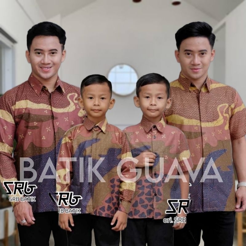 Jual BATIK GUAVA - TERBARU Couple Sweet Batik Ayah dan Anak Laki-laki ...