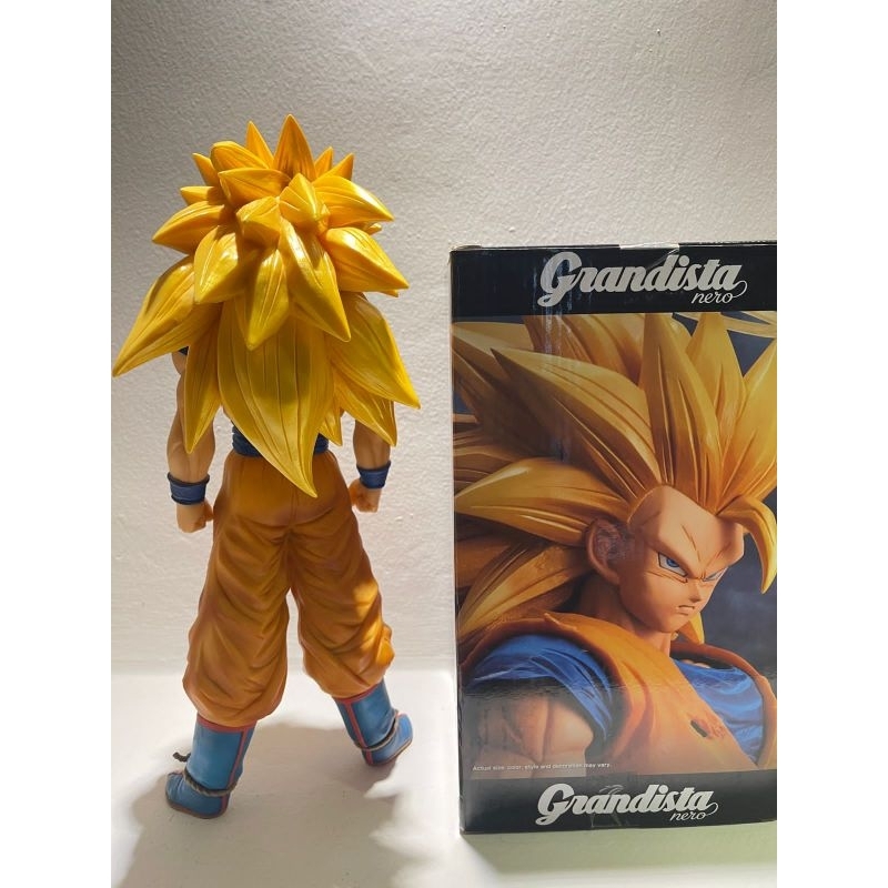 Figurine Dragon Ball Super Saiyan Son Goku Grandista – 22 Cm – Pose Kamehameha – Cadeau Collectionneur