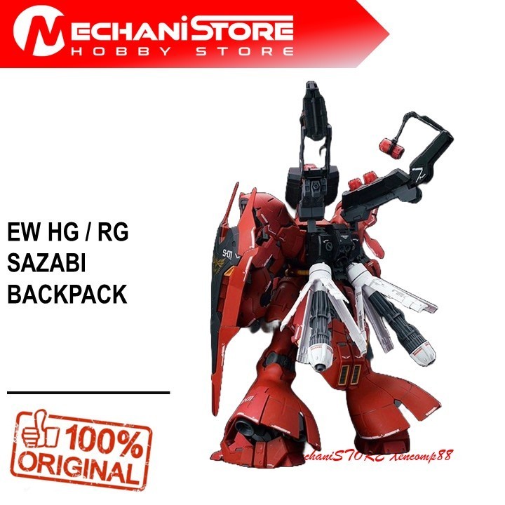 Jual EFFECT WINGS EW Backpack Unit RG Sazabi Ver Metal Structure ...