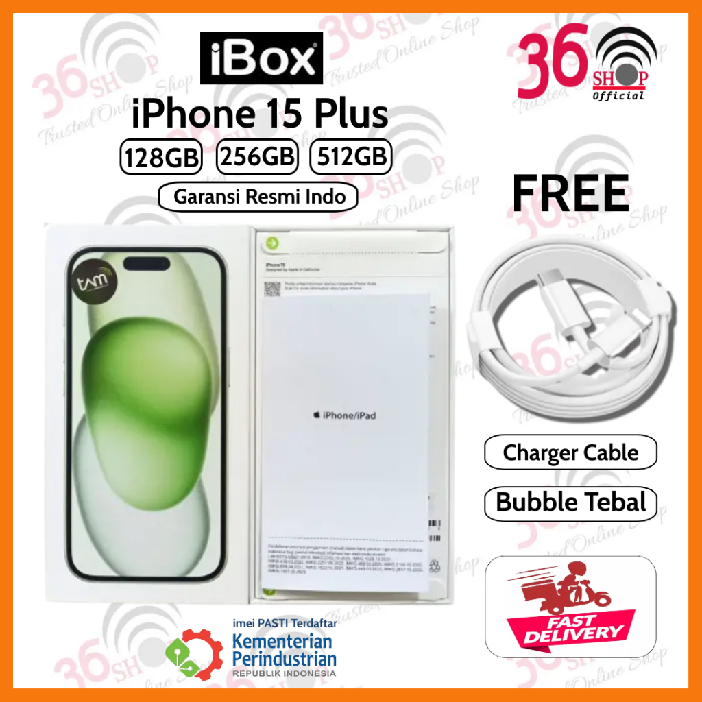 Jual 𝗔𝗽𝗽𝗹𝗲® iPhone 15 dan 15 Plus 15+ 128GB 256GB 512GB Resmi iBox