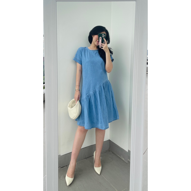 Jual GRACIA DENIM DRESS / Denim dress / dress jeans / dress wanita | Shopee  Indonesia