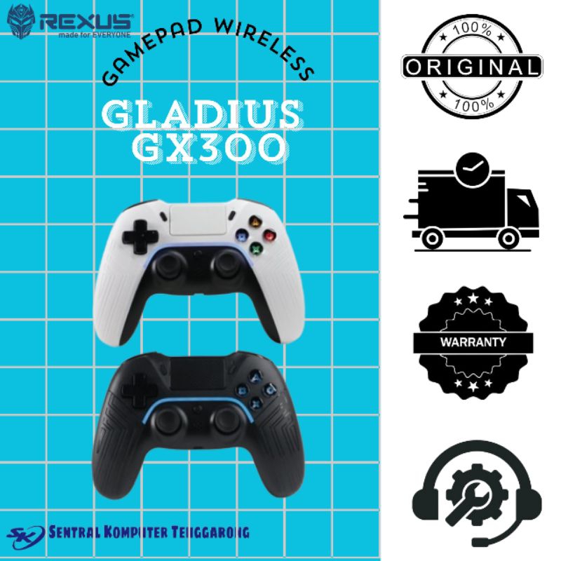 Jual Gamepad Wireless Rexus Gladius GX100/GX200/GX300 Support For ...