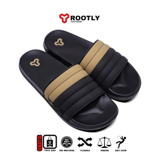 Rootly - Sandal Pria Wanita Full Karet TPR Wave Cream