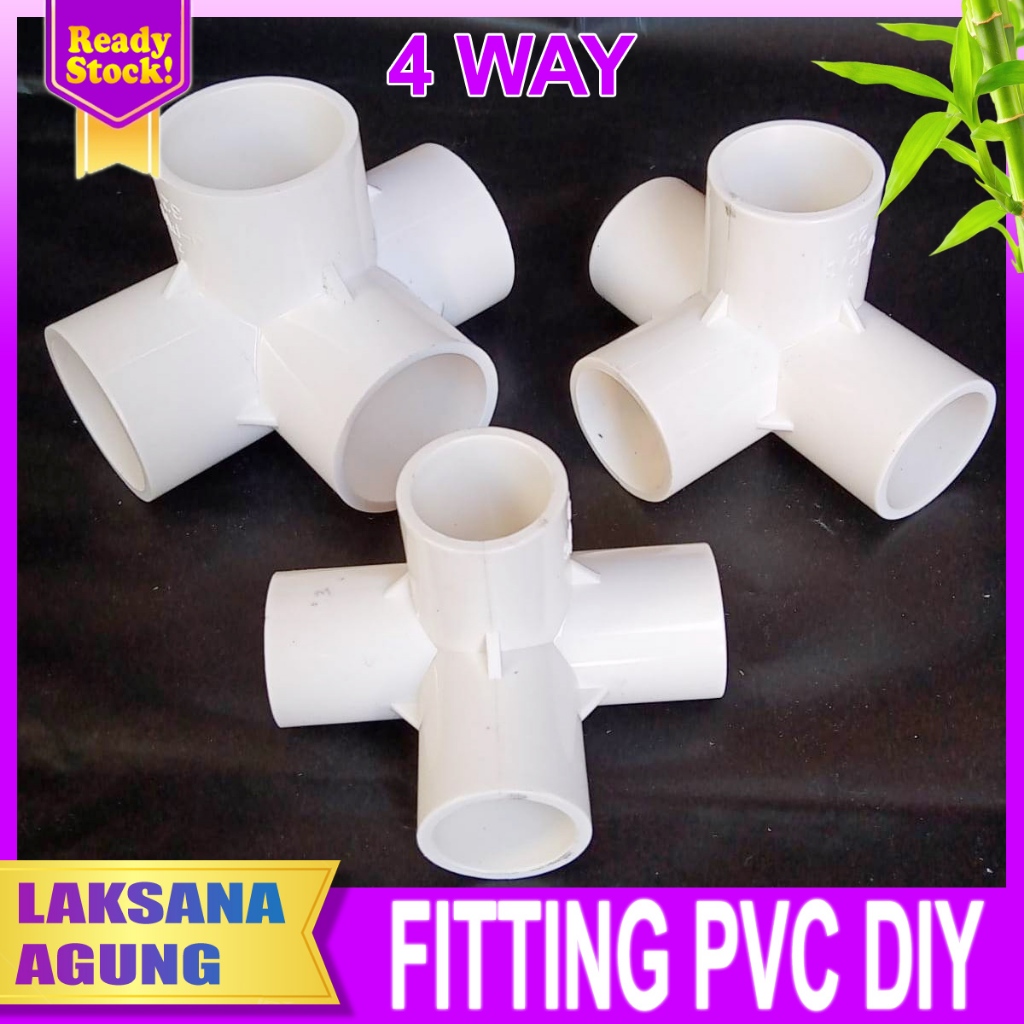 Jual 4 Way Sambungan Pvc