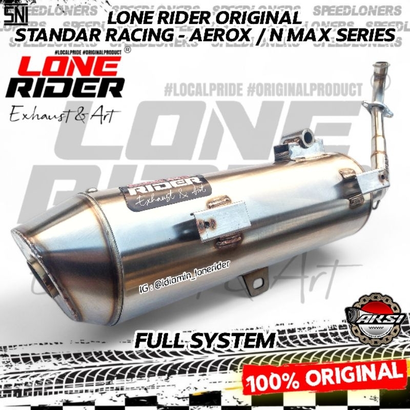 Jual LONE RIDER ORIGINAL Knalpot LR Nmax Sereis Standar Racing Full ...