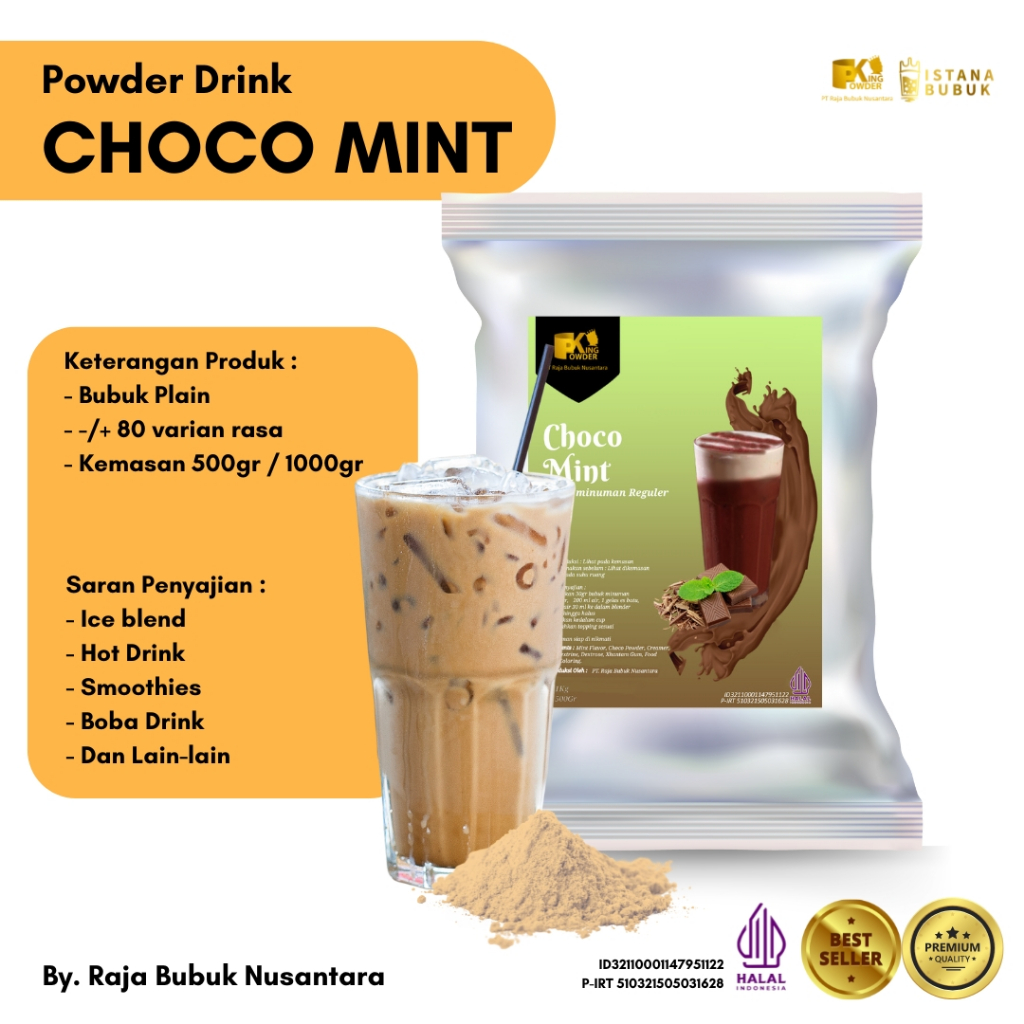 Jual Bubuk Minuman Regular Rasa Choco Mint | Shopee Indonesia