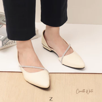 ZEMORA Charlotte Flatshoes Slip On Wanita Hak 2 Cm