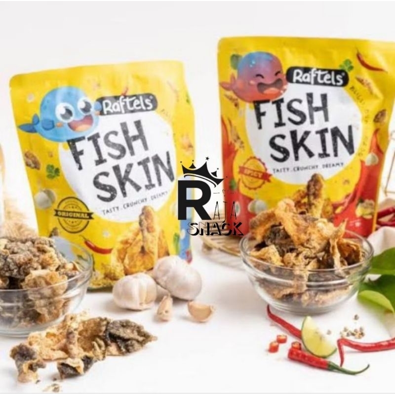 Jual KERIPIK KULIT IKAN / FISH SKIN RASA PEDAS SPICY DAN ORIGINAL ...