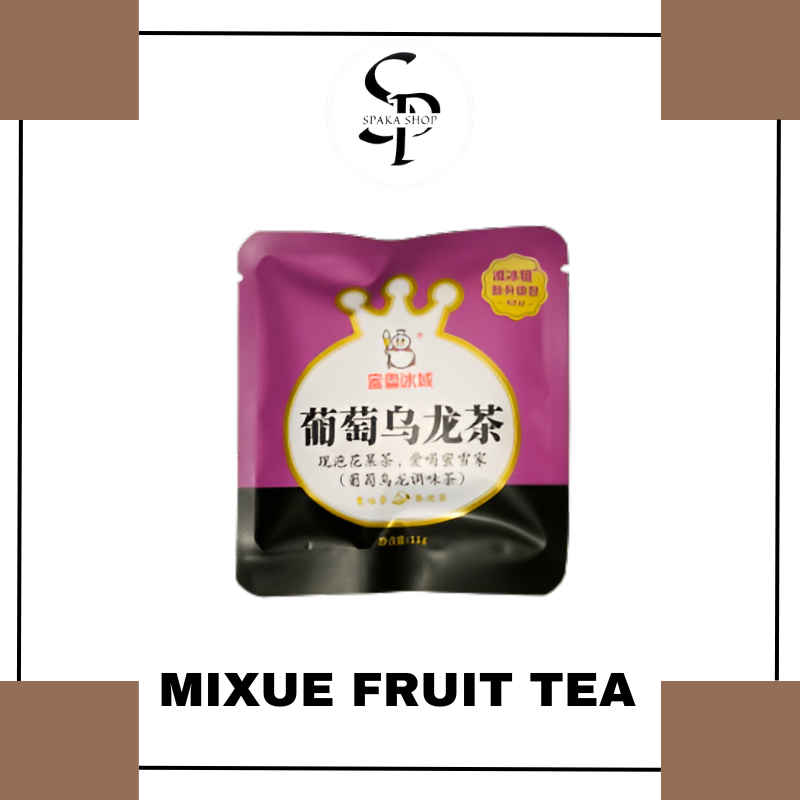Jual MIXUE Oolong Tea Minuman Teh Instant Rasa Buah Anggur Fruit Tea ...
