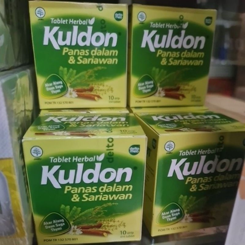 Jual Kuldon Panas Dalam & Sariawan isi 10 strip | Shopee Indonesia