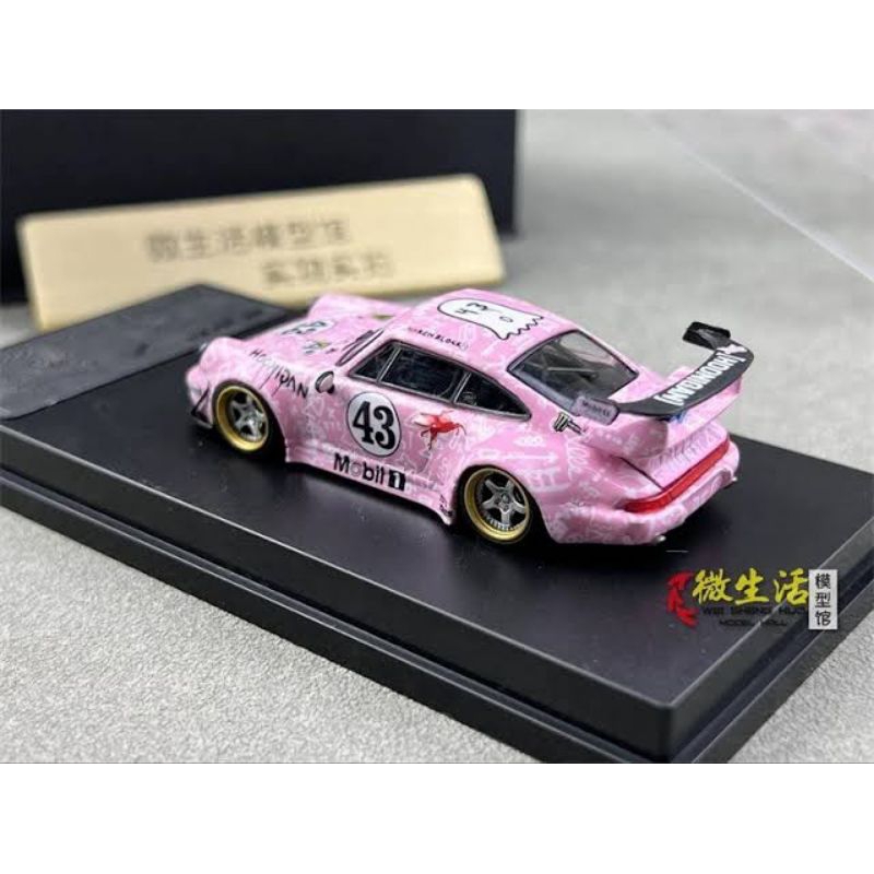 Jual King Model 1/64 Porsche RWB 964 Hoonigan Ken Block Pink