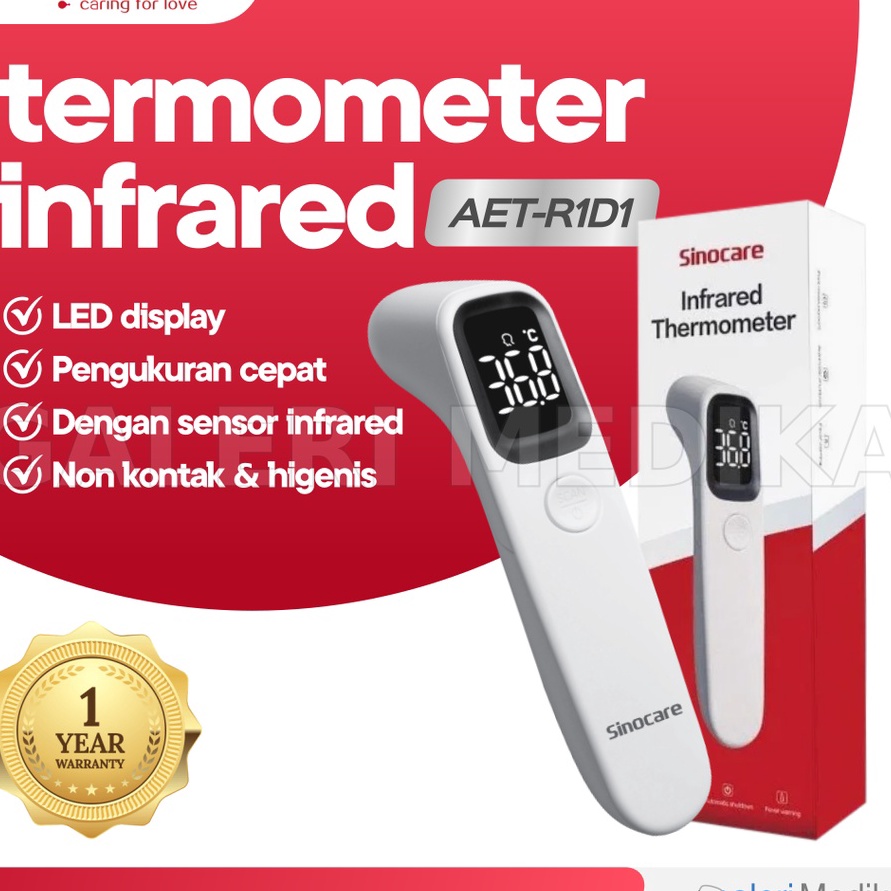 Jual KP8 Sinocare AETR1D1 Termometer Digital Termometer Tembak Termo ...