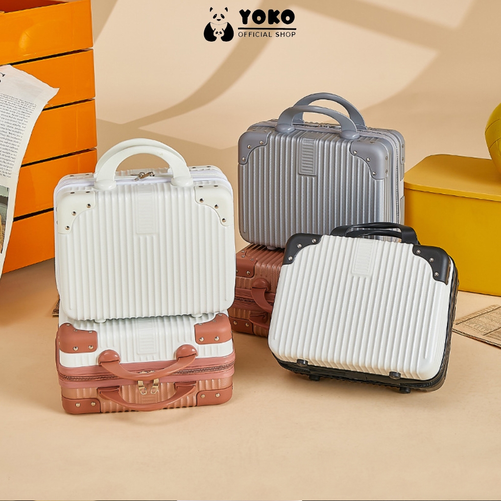 Jual YOKO Koper 14 Inch Koper Mini Beauty Case Tas Make Up Koper Kecil ...