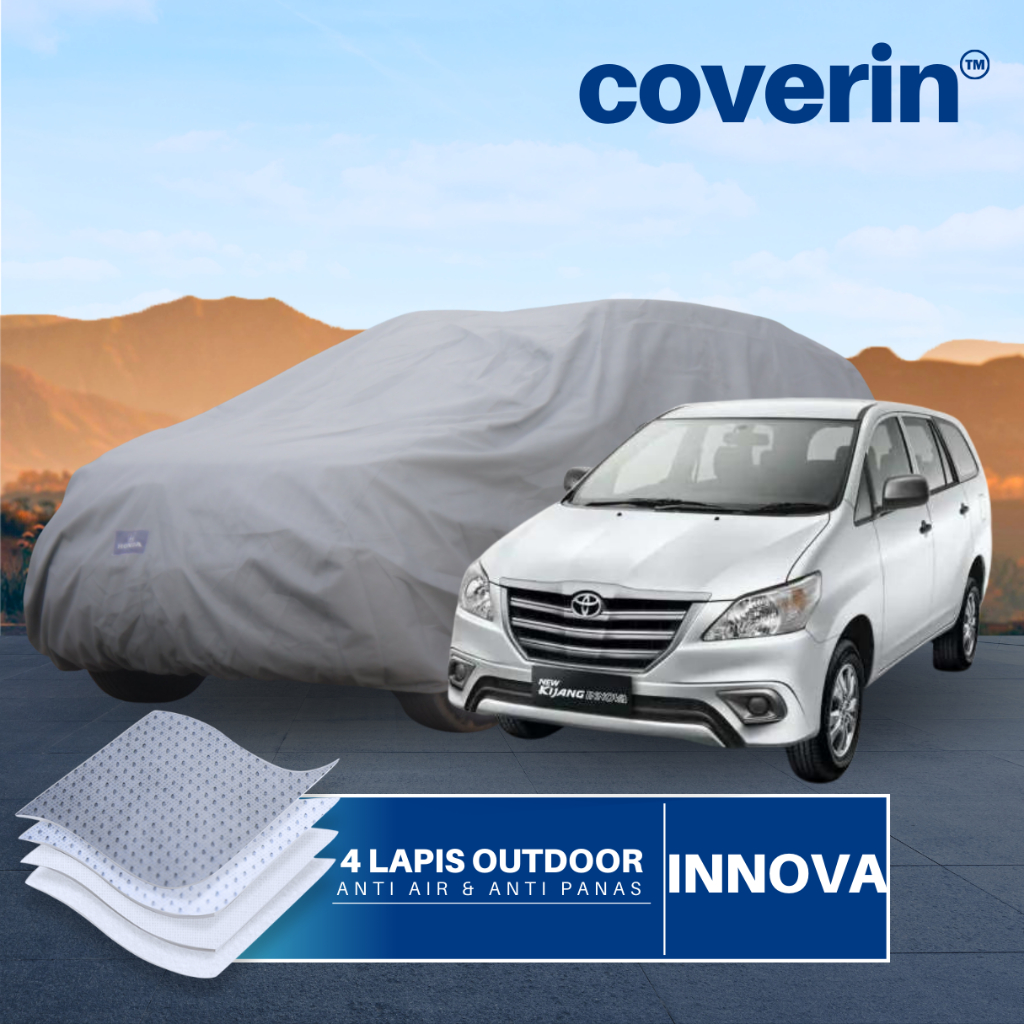 Jual 4 Lapis Body Cover Mobil Innova Lama Sarung Mobil Innova Inova ...