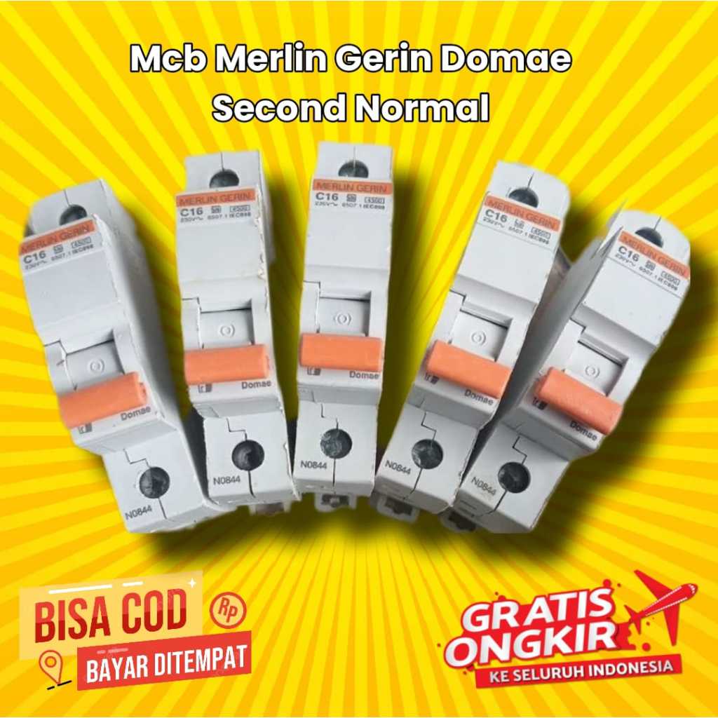Jual MCB Merlin Gerin Domae Original SECOND Normal | Shopee Indonesia