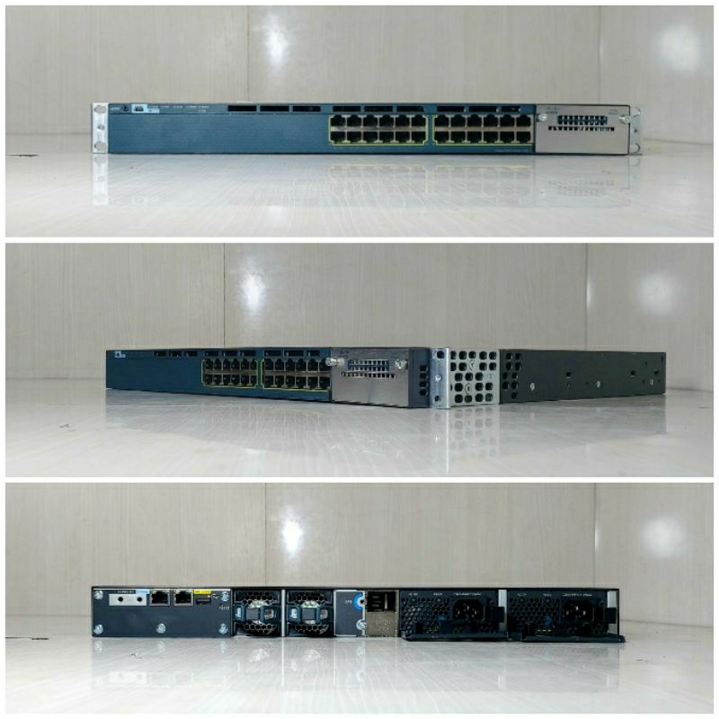 Jual Switch Catalyst 3560 Series PoE+WS-C3560-24P-S V04 Tanpa Modul ...