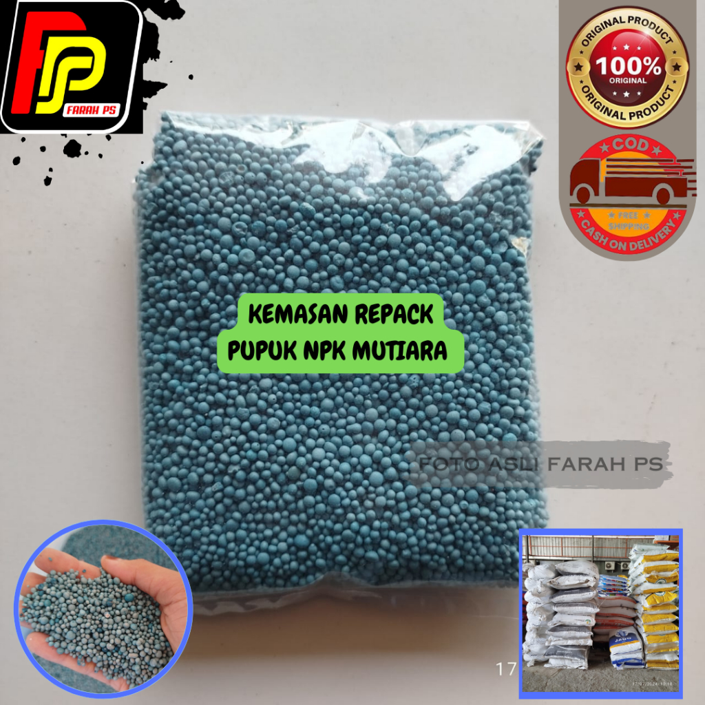 Jual Pupuk NPK Mutiara 16 16 161 500 gr - Kemasan Repacking / Ecer ...