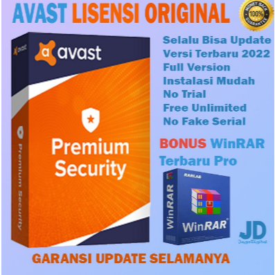 Jual Antivirus Avast Premium Anti Virus Security License Lisensi