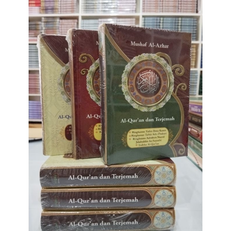 Jual [Original] Buku Mushaf Al Azhar A6 Al Quran Terjemah Lengkap HC by ...