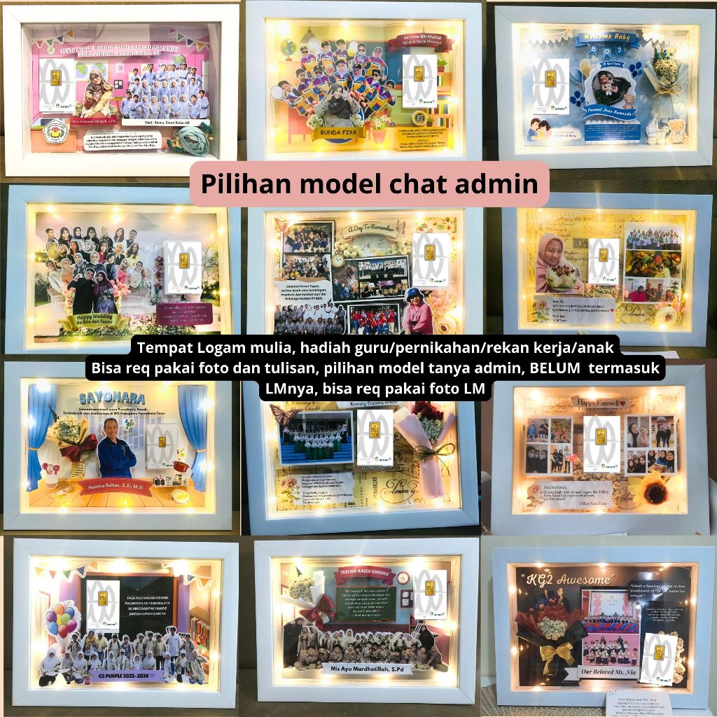 Jual PART 2 I Pop Up photo| Scrapbook | 3D photo frame| Bingkai 3D ...