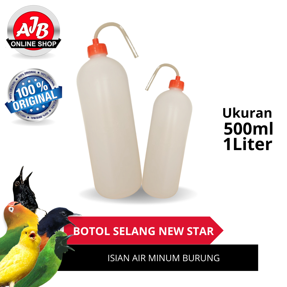 BOTOL SELANG ISIAN AIR MINUM BURUNG 500ML 1LITER