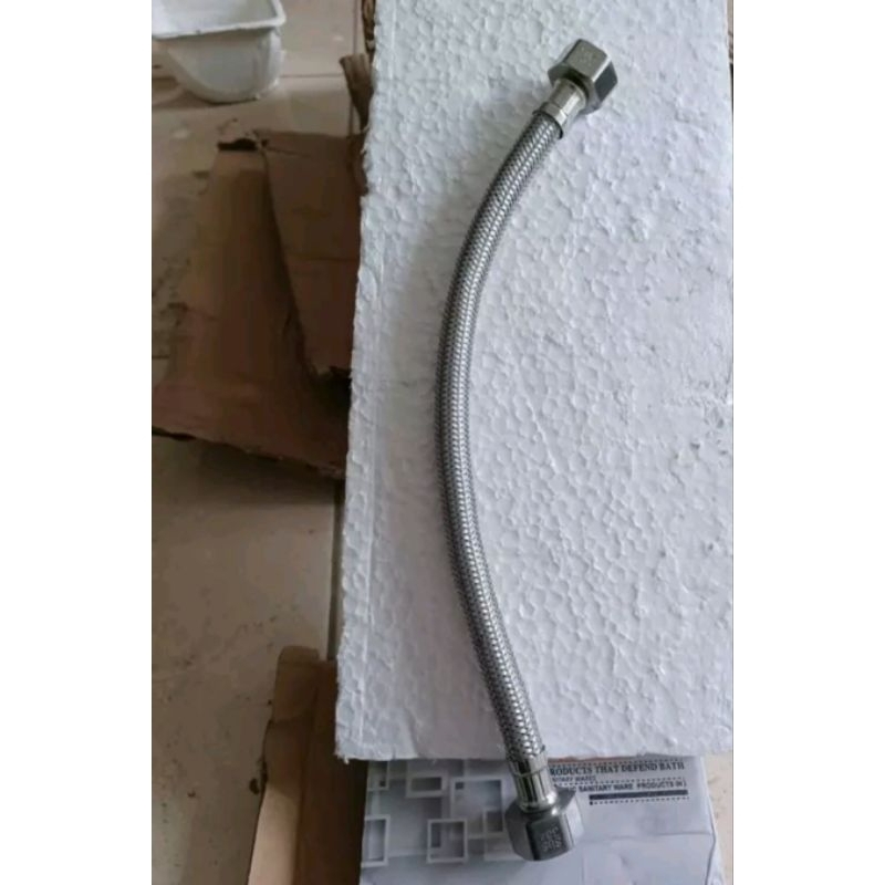 Jual selang flexible hose air panas dingin 1/2 closet wastafel kitchen