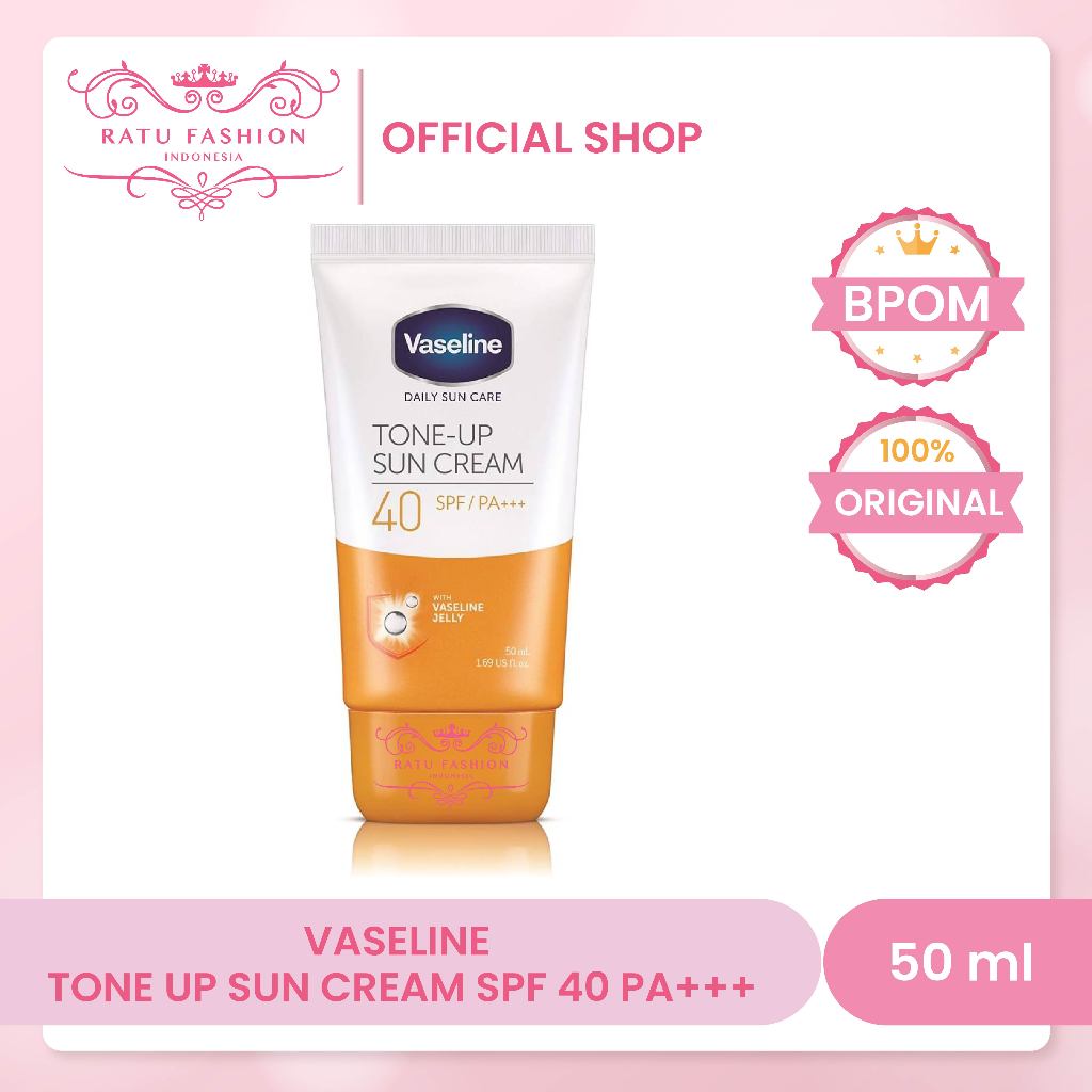 Jual Vaseline tone up sun cream SPF 40 PA+++ 50ml | Shopee Indonesia