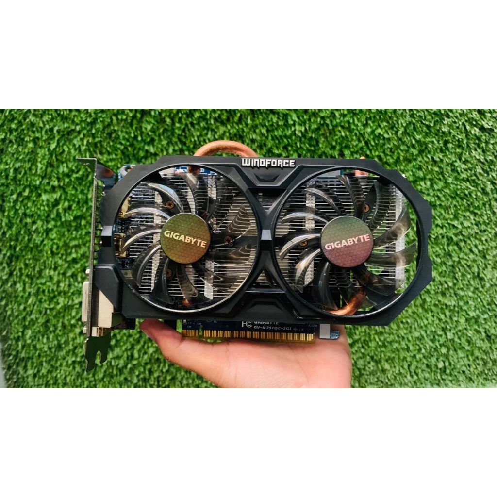 Jual GTX 750 Ti Gigabyte Windforce 2GB DDR5 Not RTX, GT, Super, RX, XT ...